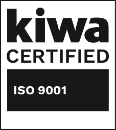 Logo della certificazione Kiwa ISO 9001